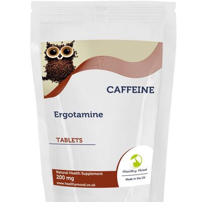 Caffeine 200mg Tablets 180 Tablets Refill Pack