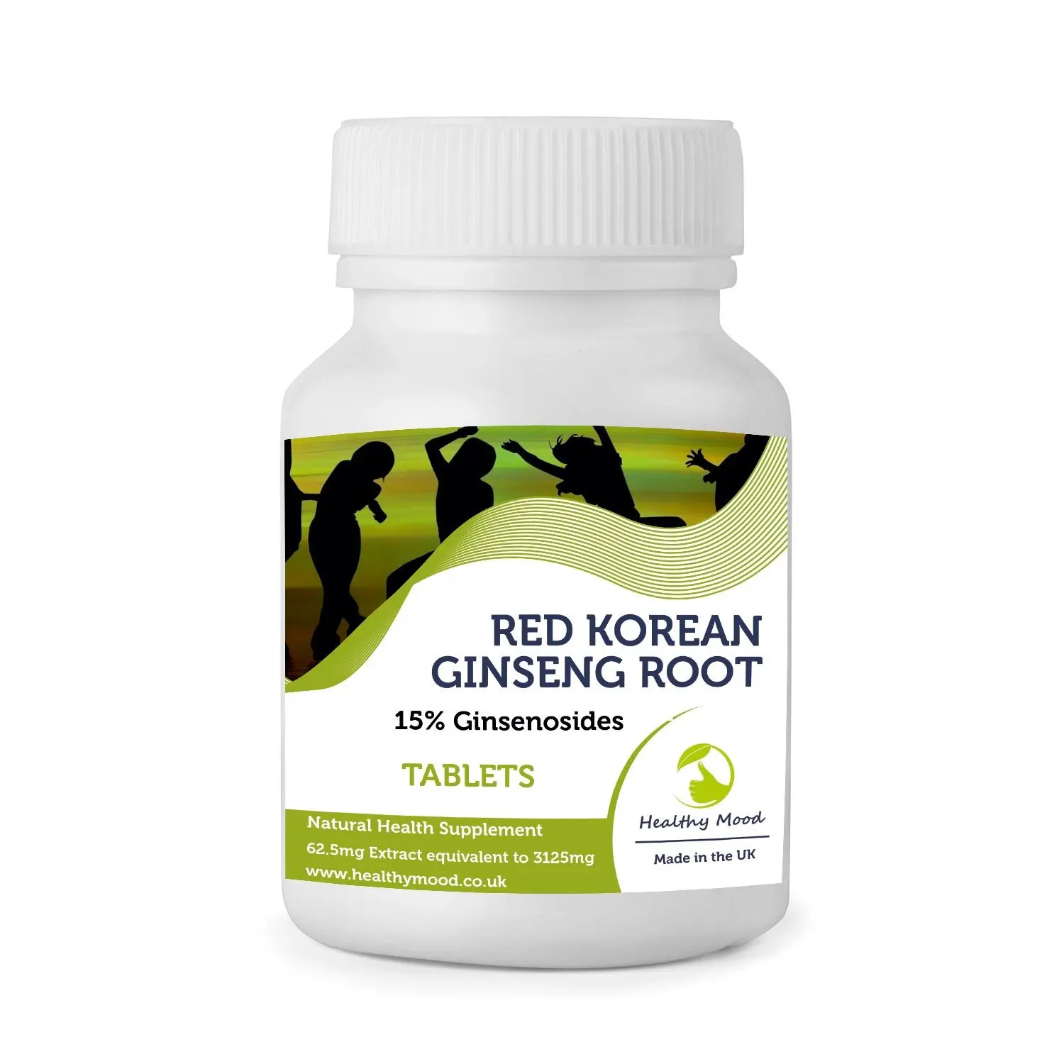 Complément Alimentaire Ginseng Coréen 2000mg - 360 Comprimés SimplySupplements (énergie) - Fabriqué Au Royaume-Uni