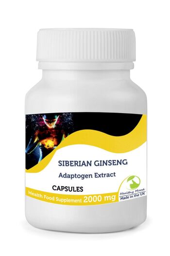 Complexe Ginseng Sibérien 2000mg Capsules 30 Capsules FLACON