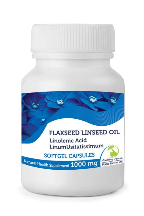 Flaxseed Linseed oil 1000mg Capsules