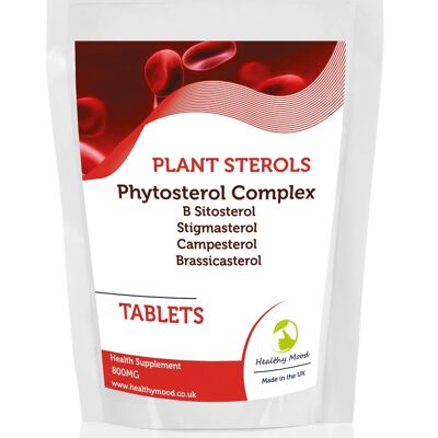 Beta Plant Sterols 800 mg Tabletas 60 Tabletas Recambio Paquete