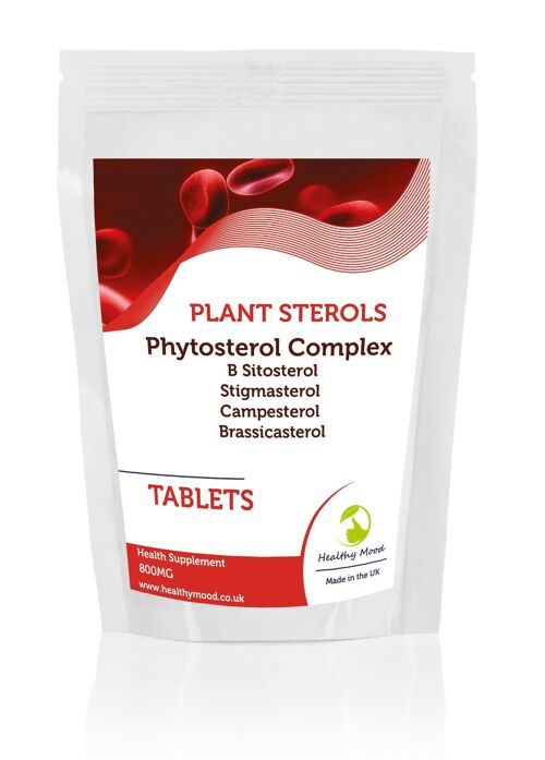 Beta Plant Sterols 800mg Tablets 250 Tablets Refill Pack