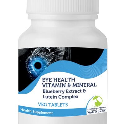Augengesundheit Blaubeere und Lutein Tabletten 30 Tabletten FLASCHE