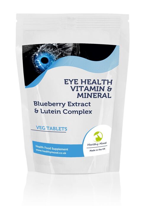 Eyehealth Blueberry and Lutein Tablets 1000 Tablets Refill Pack
