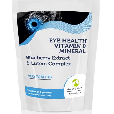 Eyehealth Blueberry and Lutein Tablets 1000 Tablets Refill Pack