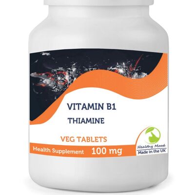 Vitamin B1 THIAMINE 100mg Tablets 60 Tablets BOTTLE