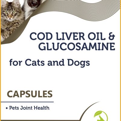 Cod Liver & Glucosamine for Cats and Dogs Tablets Joint Health 7 (Sample Pack)
