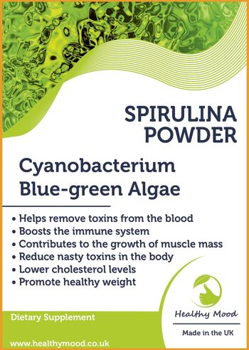 Échantillon d'algues bleu-vert en poudre de spiruline (5-10g) 1