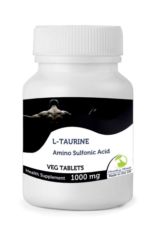 L-Taurine 1000mg Veg Tablets 60 Tablets BOTTLE