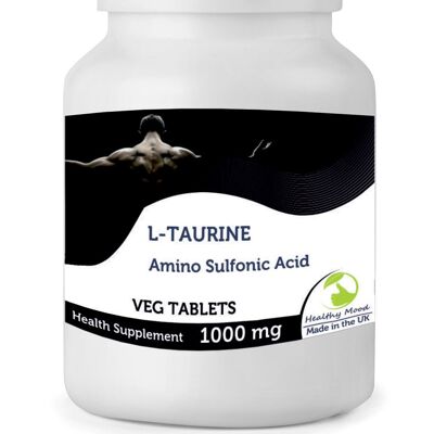 L-Taurine 1000mg Veg Tablets 60 Tablets BOTTLE
