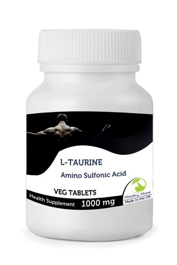 L-Taurine 1000mg Veg Comprimés 180 Comprimés FLACON