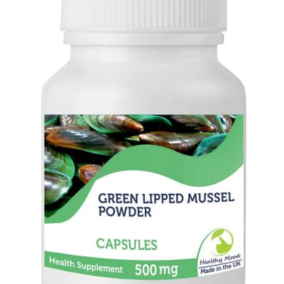 Cápsulas de mejillón de labios verdes de 500 mg