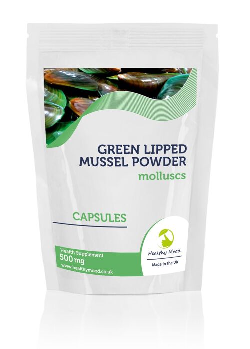 Green Lipped Mussel 500mg Capsules 500 Tablets Refill Pack