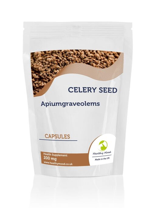 Celery Seed  Powder 200mg Capsules 120 Capsules Refill Pack