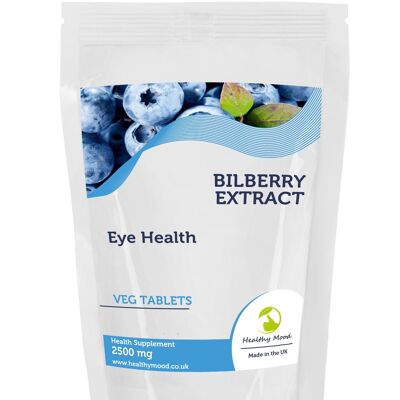 Bilberry Extract Eye 2000mg Tablets 60 Tablets Refill Pack