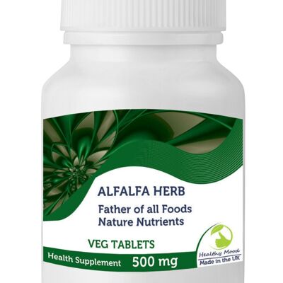 Alfa-alfa Herb 500mg Veg Comprimés 60 Comprimés FLACON