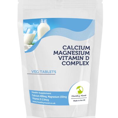 Calcium Magnésium Vitamine D Comprimés 60 Comprimés Recharge