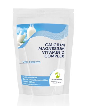 Calcium Magnésium Vitamine D Comprimés 180 Comprimés Recharge 1