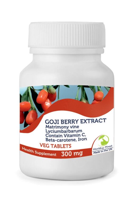 Goji Berry Extract 3000mg Veg Tablets 30 Tablets BOTTLE