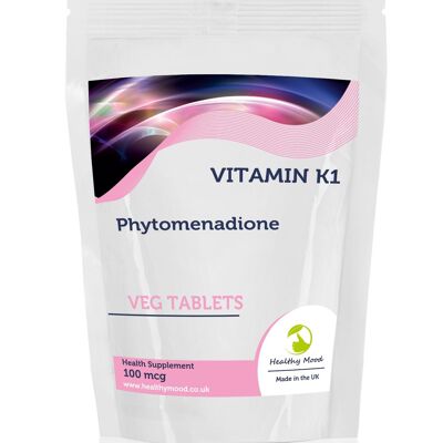 Vitamin K1 100mcg Veg Tablets 60 Tablets Refill Pack