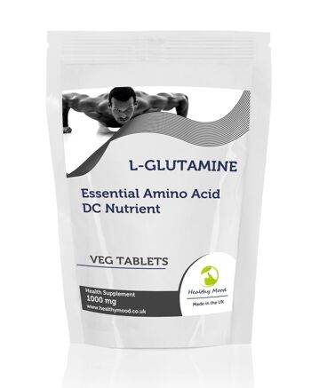 L-Glutamine 1000mg Veg Comprimés 90 Comprimés Recharge 1