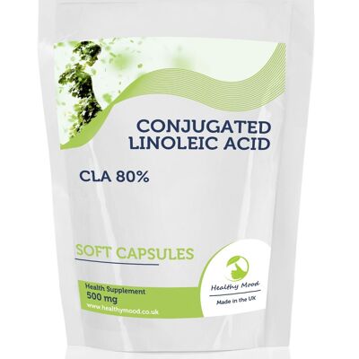 Ácido linoleico conjugado CLA 500 mg Cápsulas Paquete de recarga de 30 cápsulas