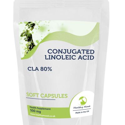 Ácido linoleico conjugado CLA 500 mg Cápsulas Paquete de recarga de 1000 cápsulas
