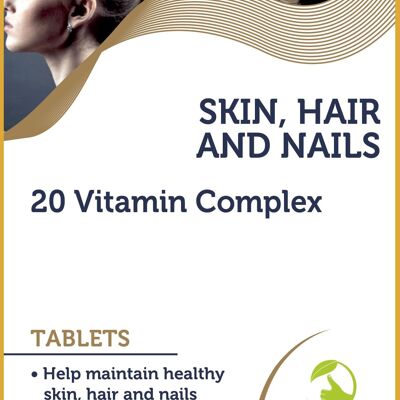 Tabletas para piel, cabello y uñas 120
