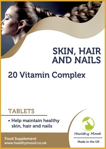 Comprimés pour la peau, les cheveux et les ongles (1) 120 1