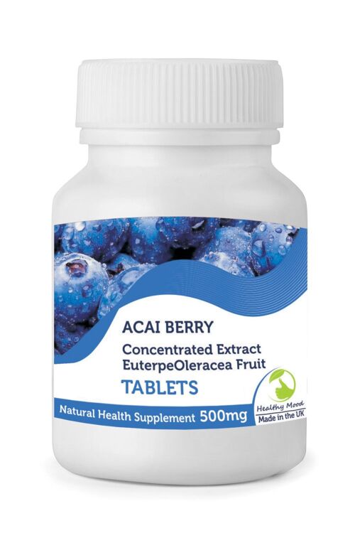 Acai Berry  Extract 3000mg Tablets 30 Tablets BOTTLE