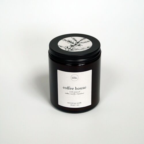 Coffee House Candle – Soy Wax Candle – 180ml