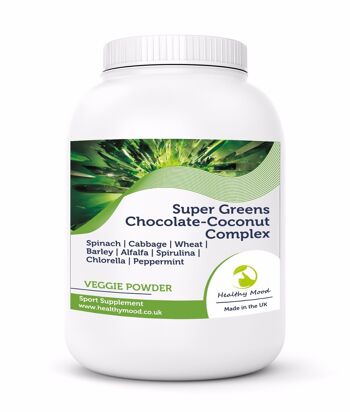 Super Greens Choc Coco Complexe POUDRE 100g 2