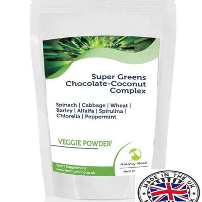Super Greens Choc Coco Complex POWDER 100g 200g 500g 1kg Sport Nutrition 1kg