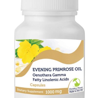 Evening Primrose GLA 1000 mg Cápsulas 60 Cápsulas BOTELLA
