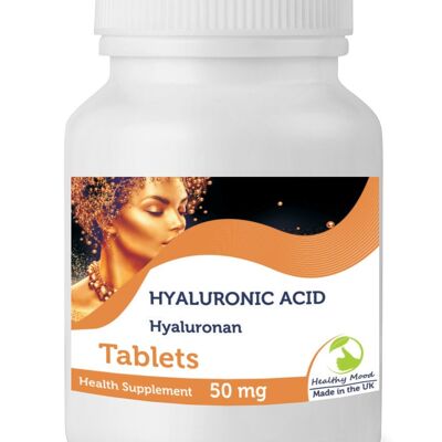 Hyaluronic Acid 50mg  Tablets 180 Tablets Refill Pack