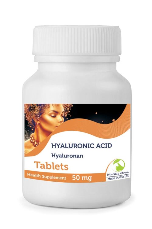 Hyaluronic Acid 50mg  Tablets 250 Tablets Refill Pack