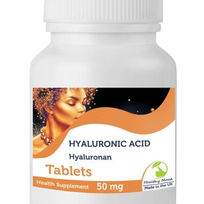 Paquete de recarga de 250 tabletas de ácido hialurónico de 50 mg
