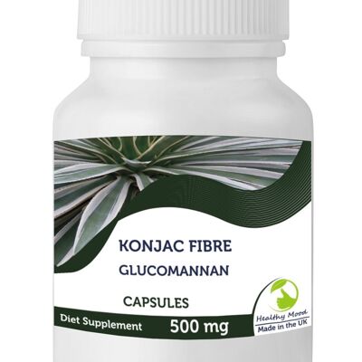 Fibre de Konjac 500mg Glucomannane Gélules 30 Gélules FLACON