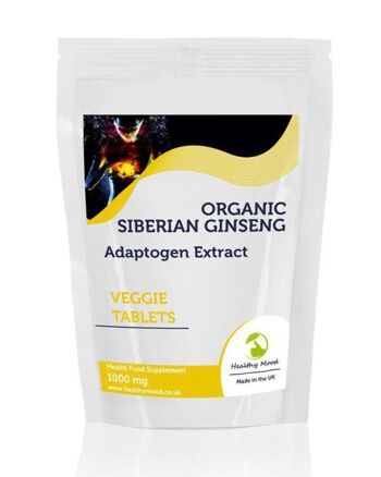 Ginseng Sibérien 1000mg Comprimés 500 Comprimés Recharge 1