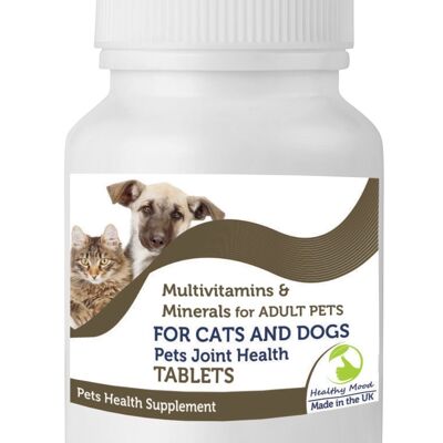 Multivitaminas para el cuidado de las articulaciones para mascotas, 1000 tabletas, paquete de recarga