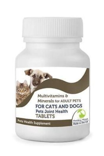 Multivitamines de soins articulaires pour animaux de compagnie comprimés 60 comprimés recharge 2