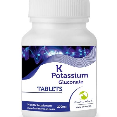 Cloruro de potasio 200 mg TABLETAS Paquete de recarga de 180 comprimidos