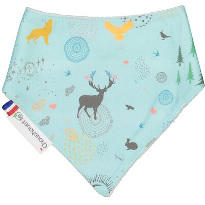 Babero bandana Lior azul