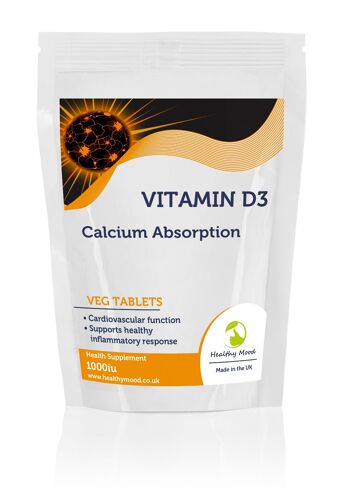 Sunshine Vitamine D3 1000iu 25mcg Comprimés 1000 Comprimés Recharge 1