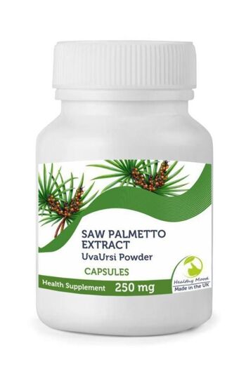 Saw Palmetto 1000mg Uva Ursi Veg Extrait Capsules 1