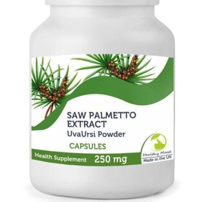 Saw Palmetto 1000mg Uva Ursi Veg Extract  Capsules 7 Sample Pack
