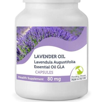 Lavender Oil 80mg GLA Capsules 60 Capsules BOTTLE