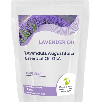 Lavender Oil 80mg GLA Capsules 30 Capsules Refill Pack