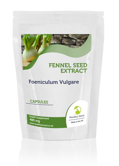 Fennel Seed Extract 480mg  Capsules 120 Capsules Refill Pack