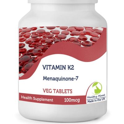 Vitamin K2 MK7 Veg Tablets 30 Tablets BOTTLE